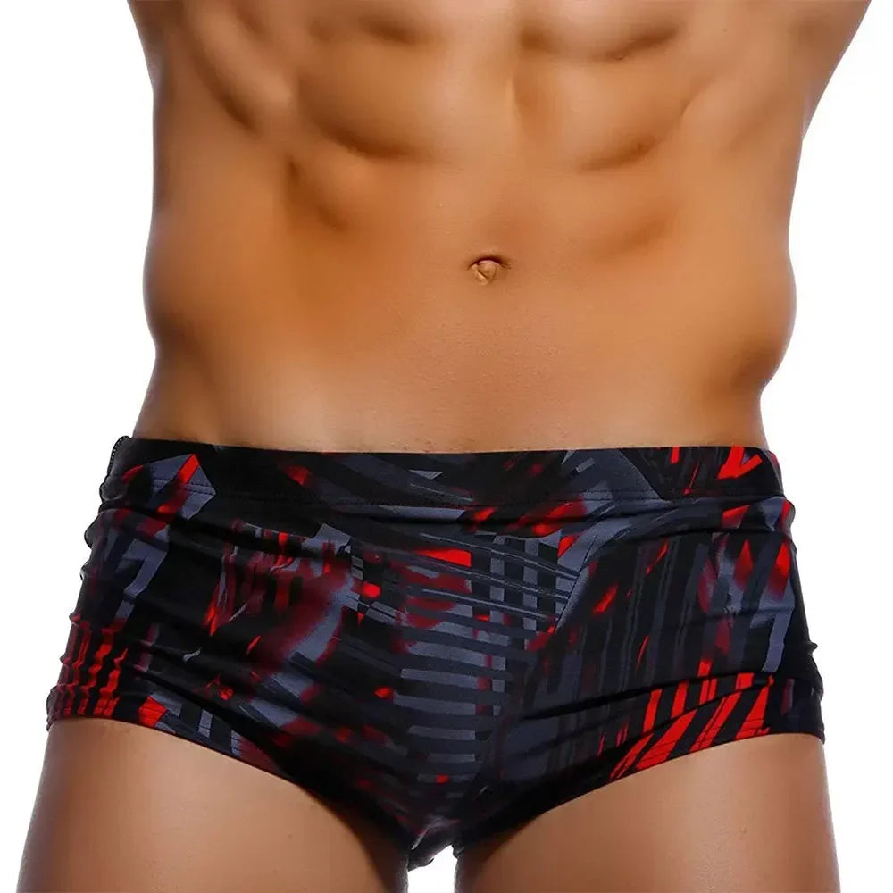 Men's Swimsuit Bottoms in Brazilian-Cut Swim Brief Style for Beach and Pool Wear