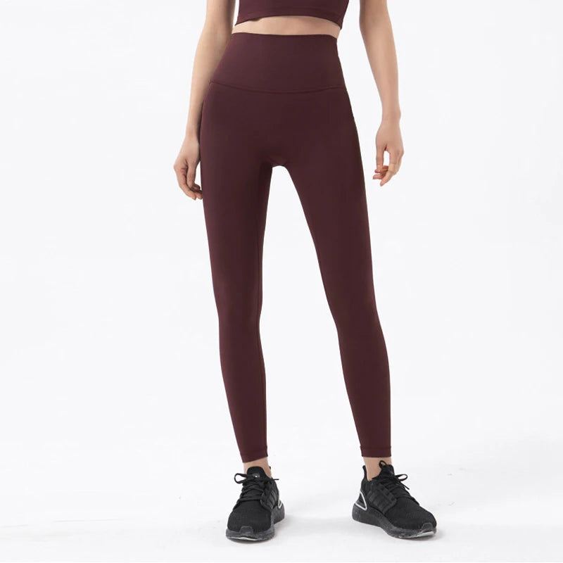 Women's Side Pocket Full Length Leggings For Workout Outfits
