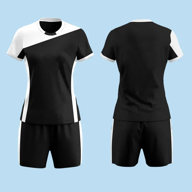 Volleyball Shirt And Shorts Two Piece Sports Clothing Set