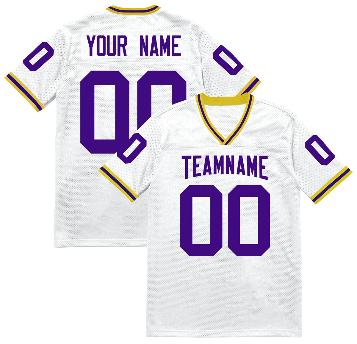 American Football Graphic Short Sleeve Crew Neck Sports T Shirt