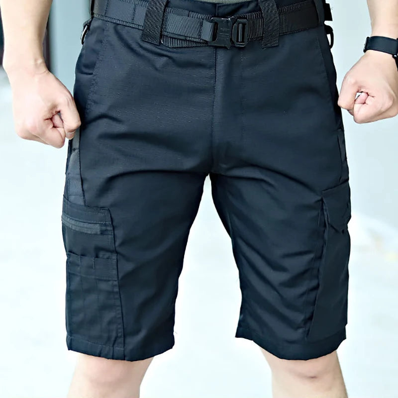 Men's Multi-Pocket Tactical Cargo Shorts