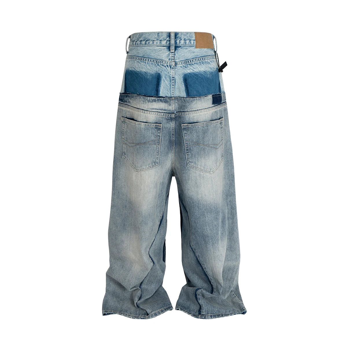 Men's Wide Leg Denim Jeans for Casual Everyday Wear