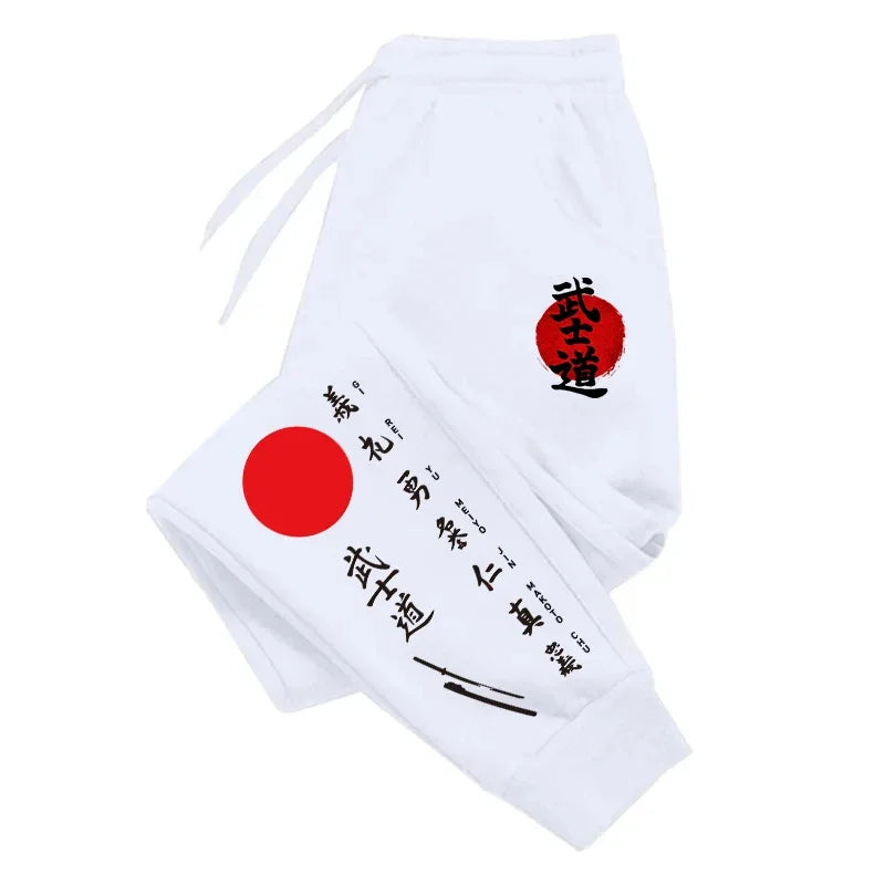 Men's Graphic Print Drawstring Waist Casual Pants For Everyday Wear