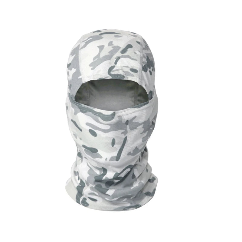 Full Face Balaclava Hood with Solid and Camouflage Options
