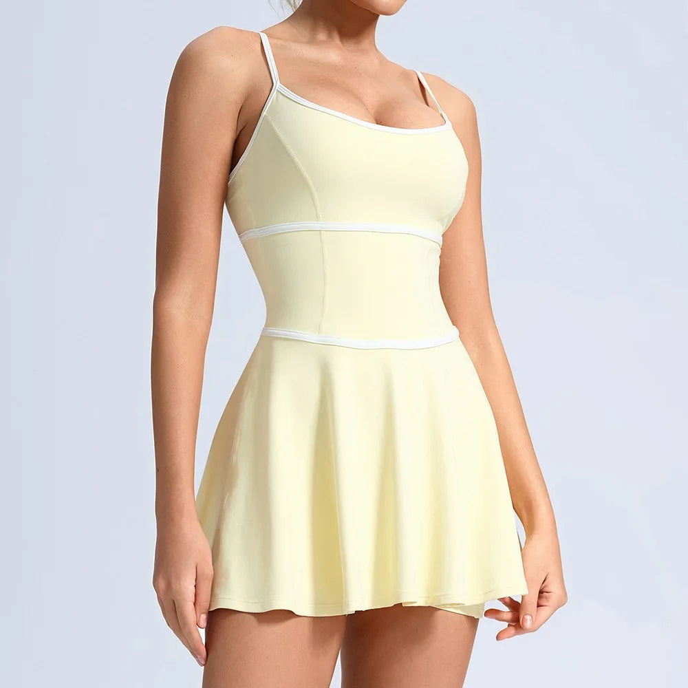 Women's Sleeveless A-Line Tennis Dress