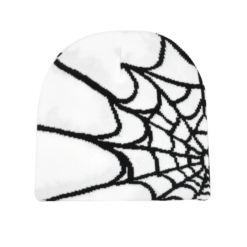 Letter Pattern Knit Beanie with Colorful Graphic Design