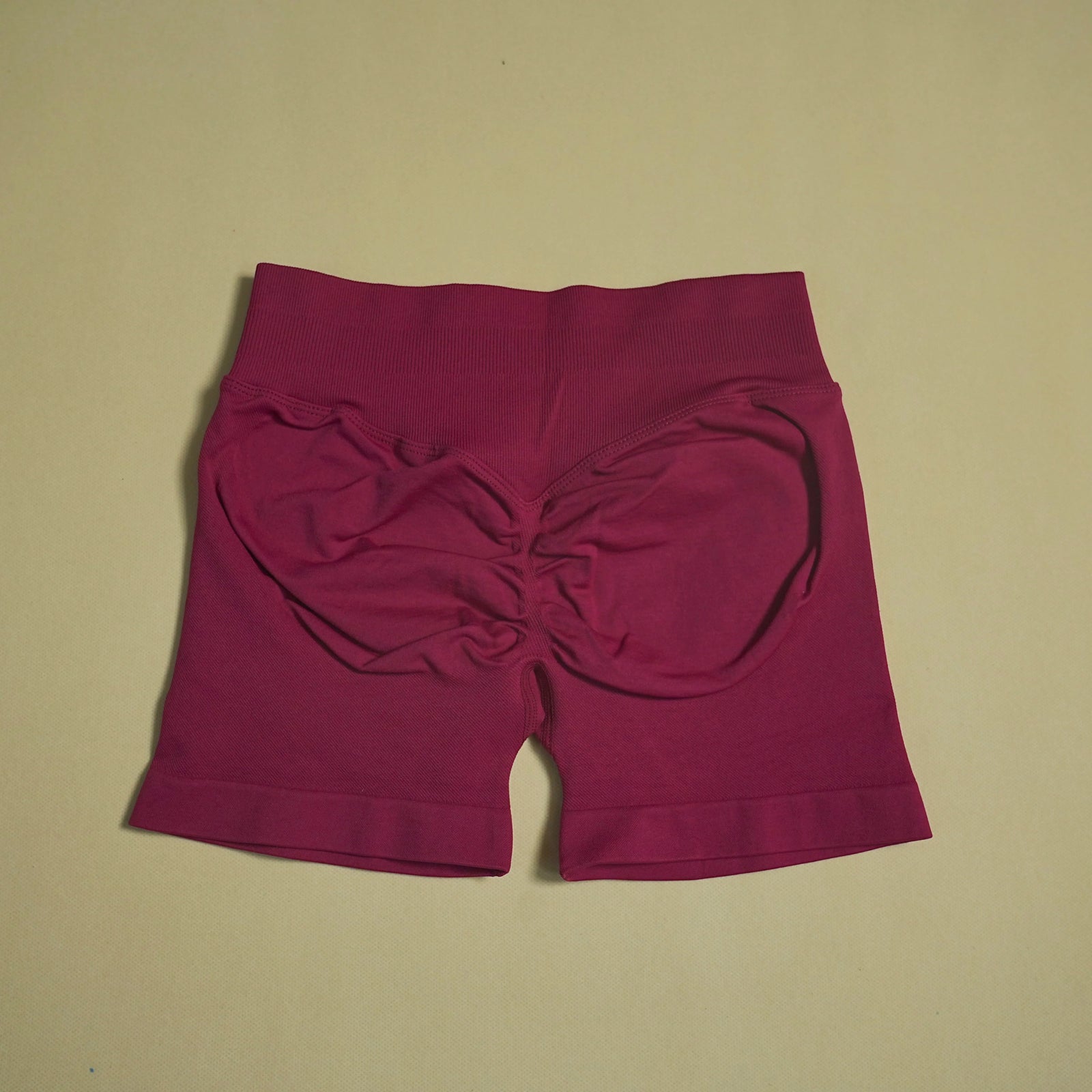 Women's Scrunch Detail High Waist Yoga Shorts