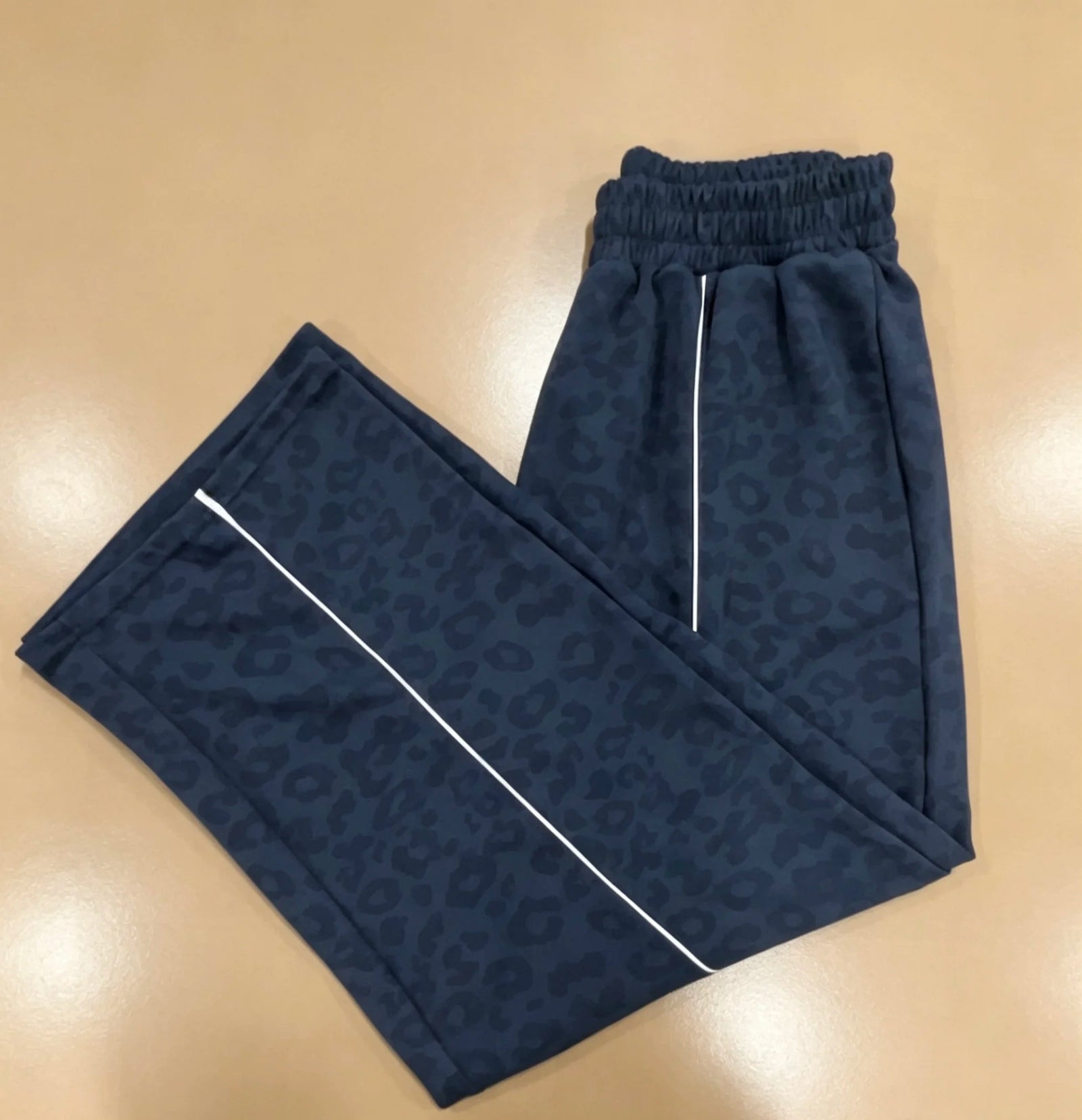 Women's Leopard Print Wide Leg Yoga Pants For Workout Outfits