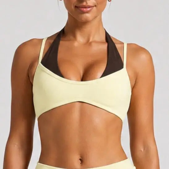 Women's Nylon Blend Flared Workout Pants with Coordinating Top Style Options
