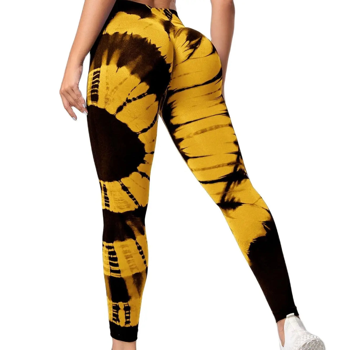 Women's Tie Dye Full Length Leggings For Workout Outfits