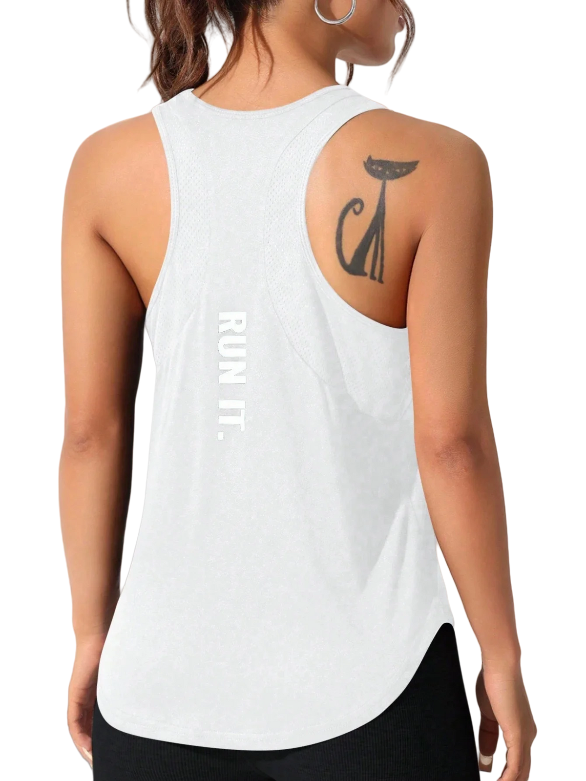 Women's Loose Racerback Sleeveless Sports Tank Top For Workout Outfits