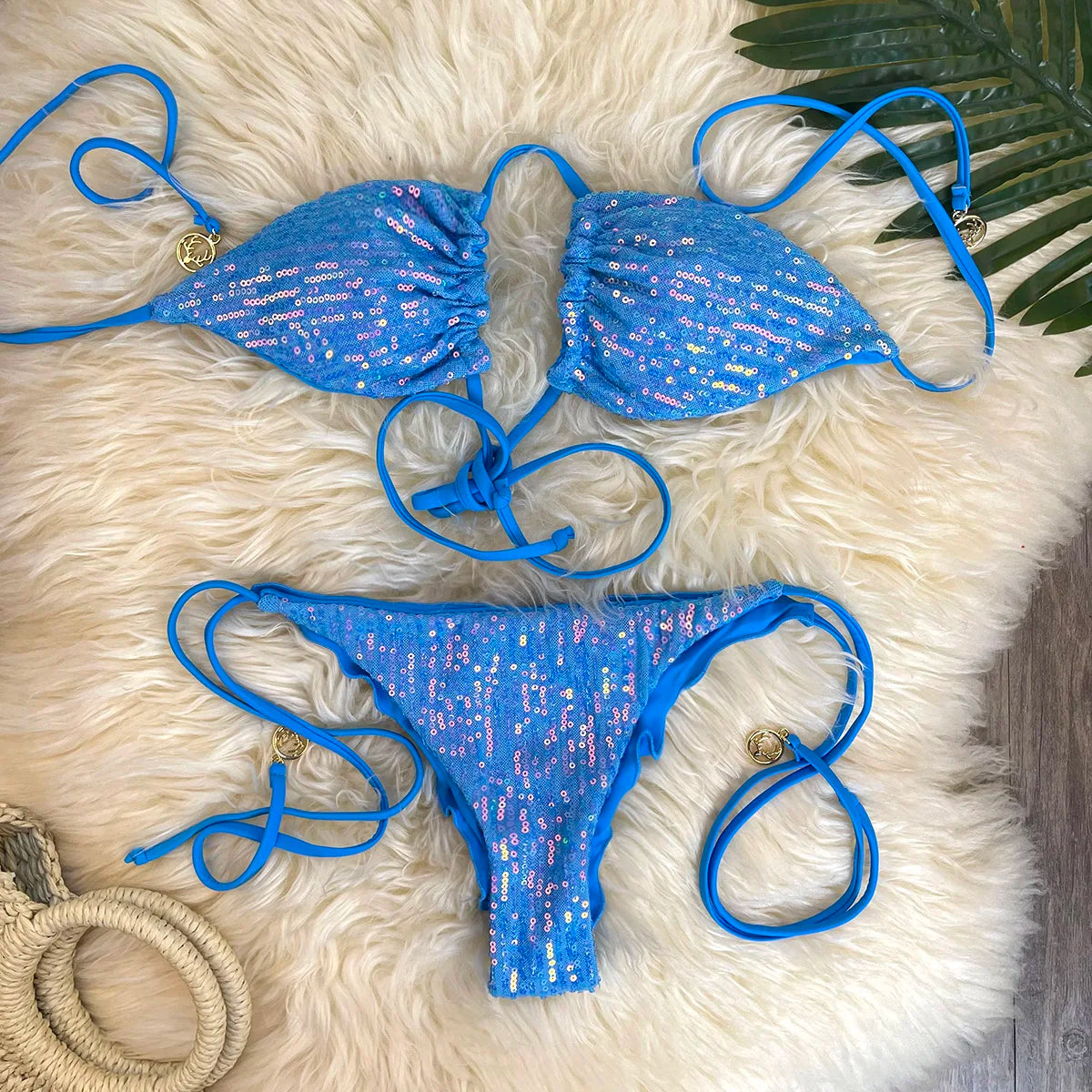 Sequin Detail Bikini