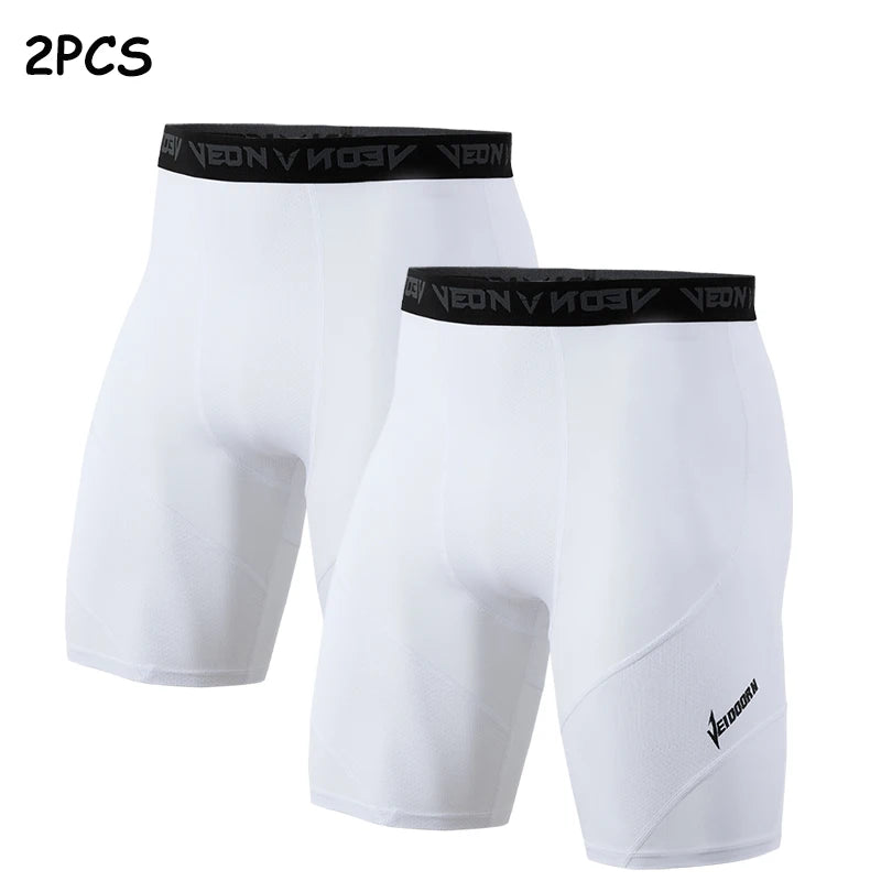 Men's Fitted Training Shorts for Gym and Running