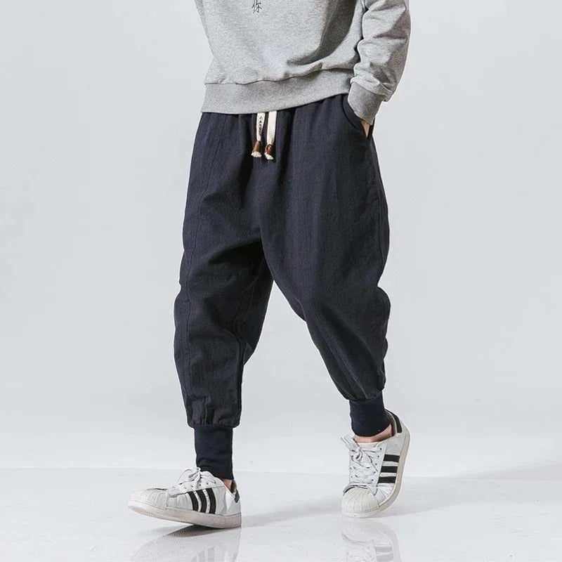 Men's Elastic Waist Casual Pants For Everyday Wear
