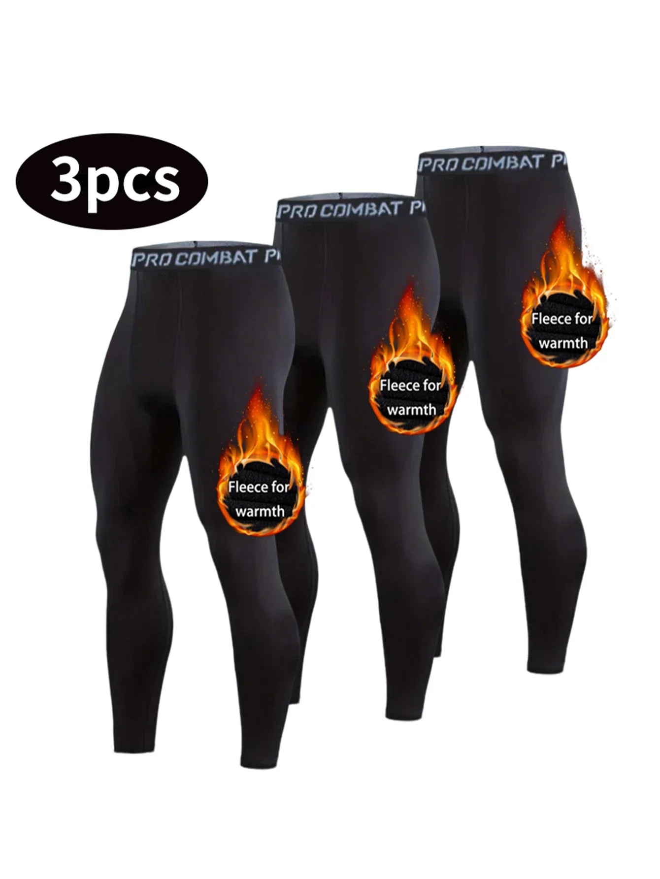 Men's Fitted Training Leggings for Gym and Running