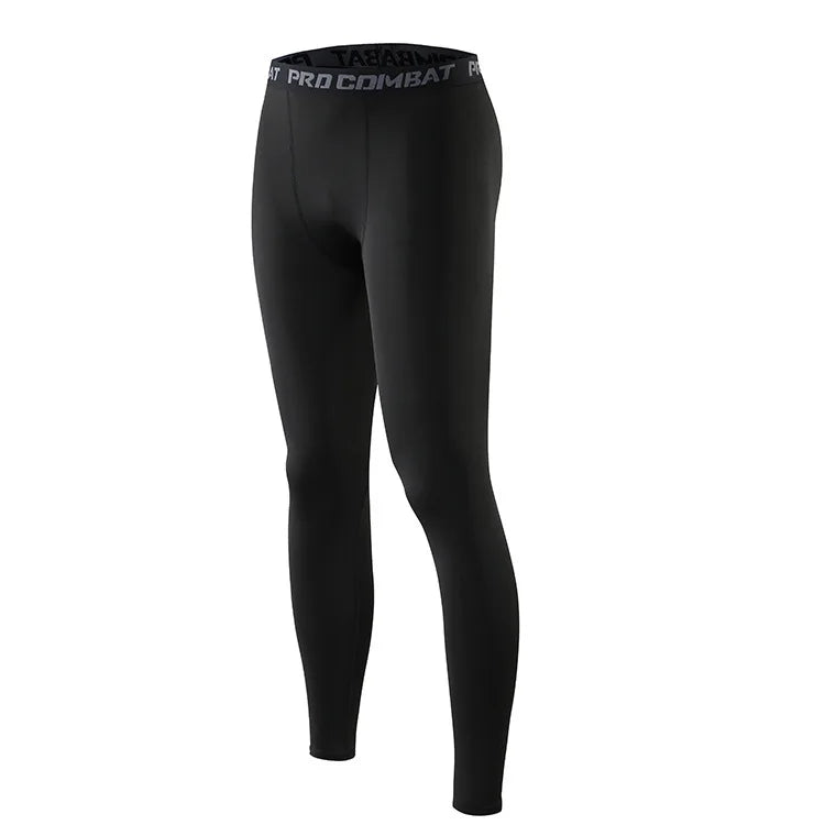 Men's Fitted Training Leggings for Gym and Running