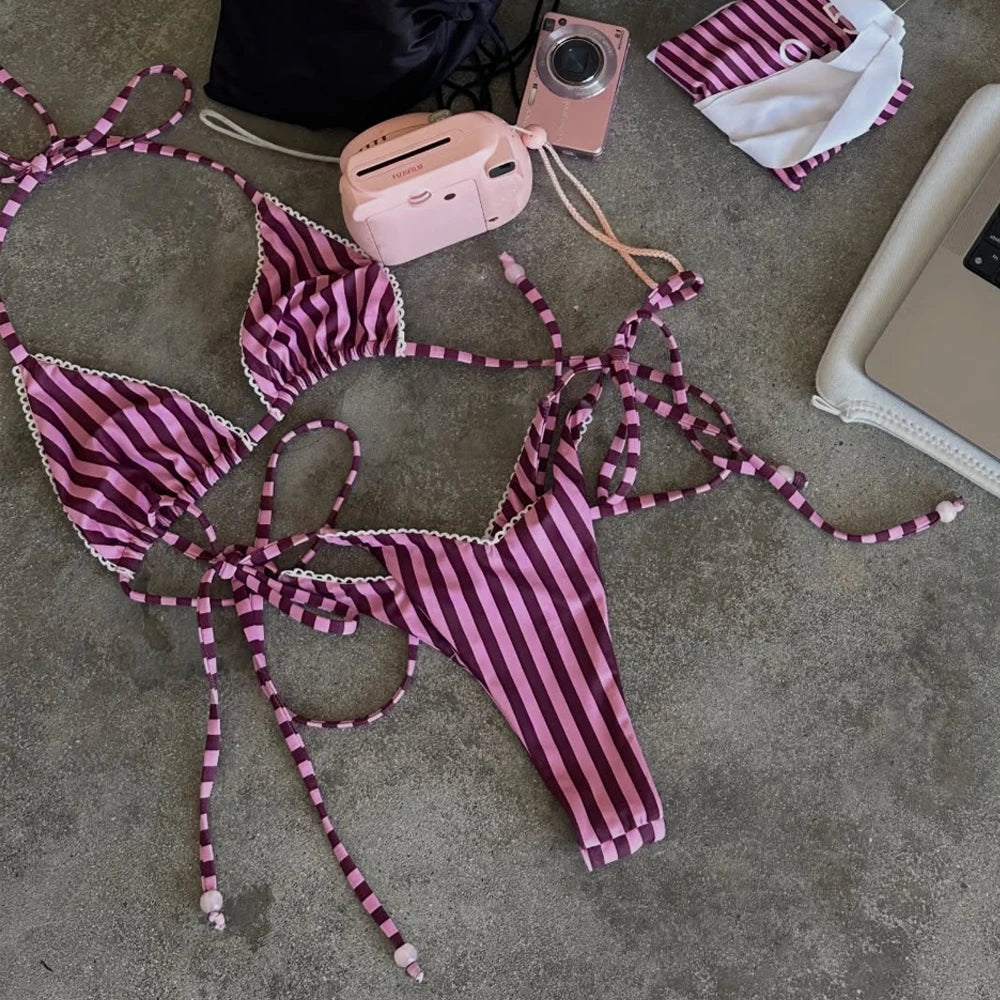 Printed Micro Bikini