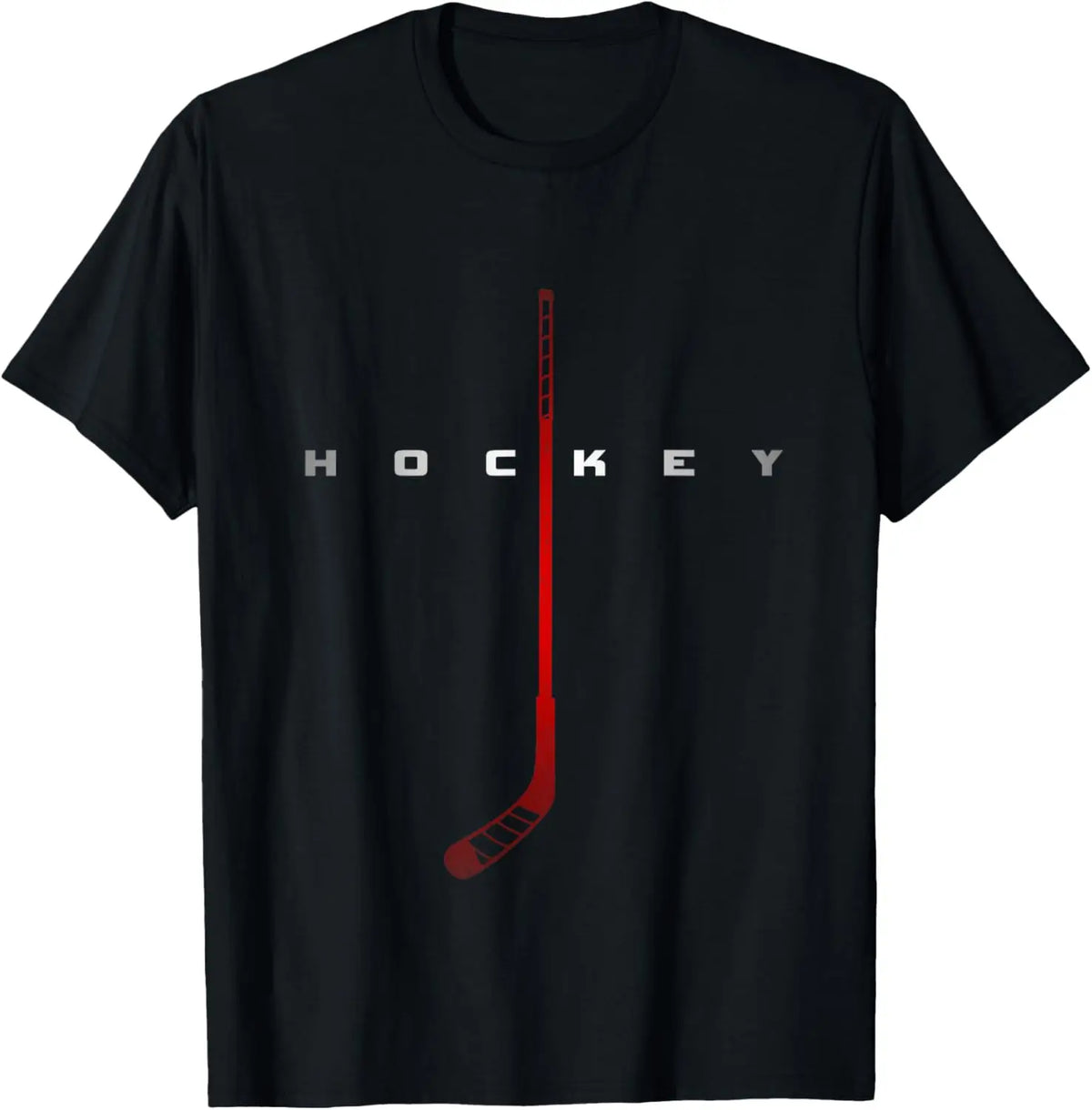 Hockey Letter Graphic Short Sleeve T-shirt For Sports Outfits
