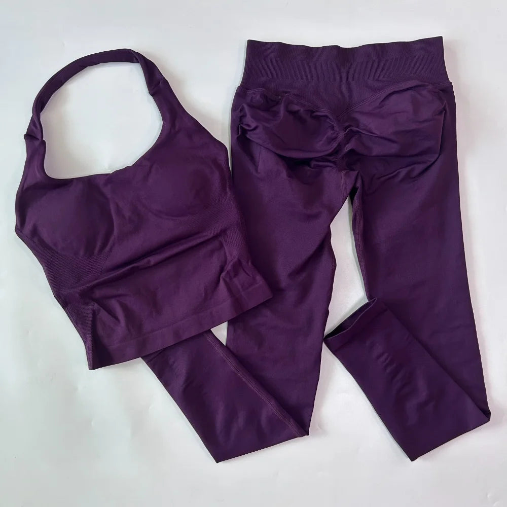 Women's Tank And Shorts Yoga Set For Workout Outfits