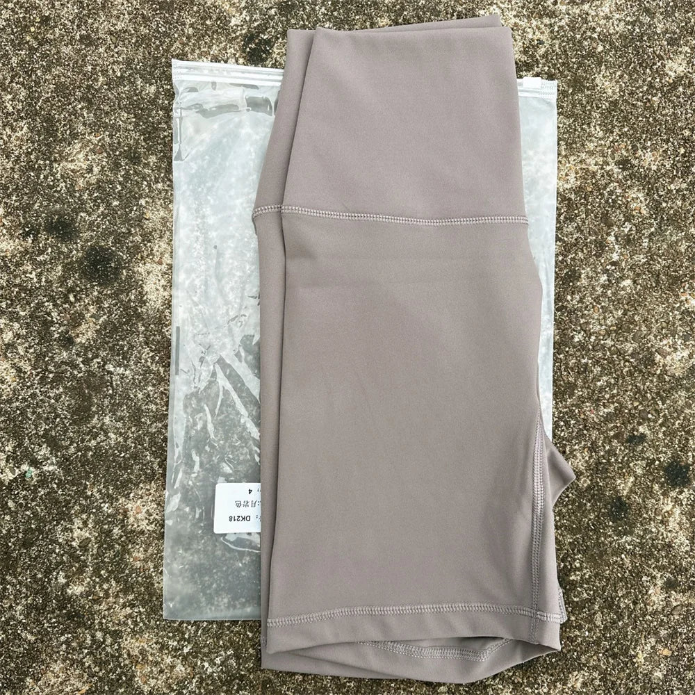 Women's High Waist Nylon Blend Shorts for Yoga and Training