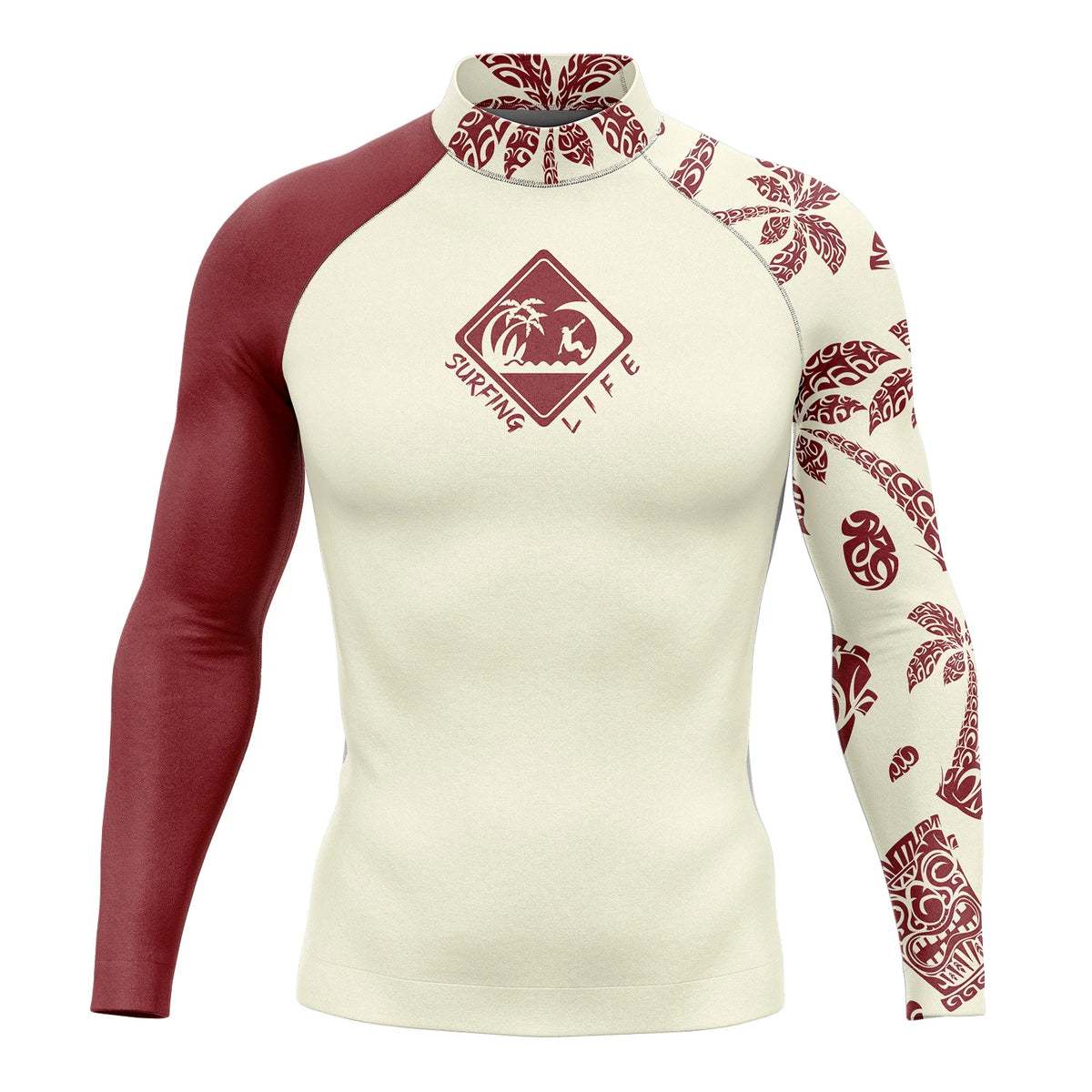 Men's Swimsuit Separates with Long Sleeve Tops and Pants Options