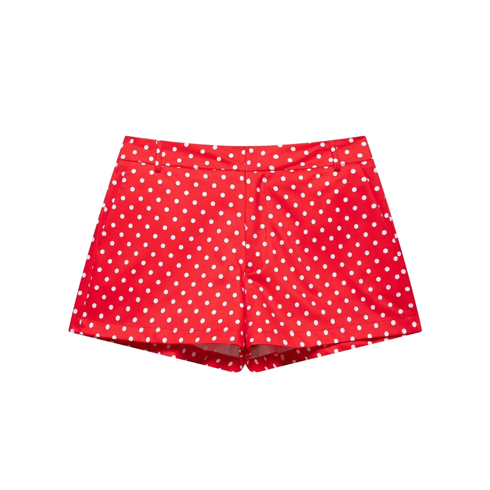Women's Polka-Dot High-Neck Zip-Front Jacket
