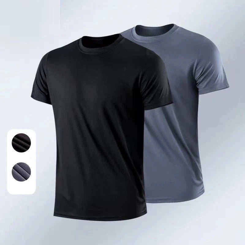 Plain Running Short Sleeve T-shirt For Sports Outfits