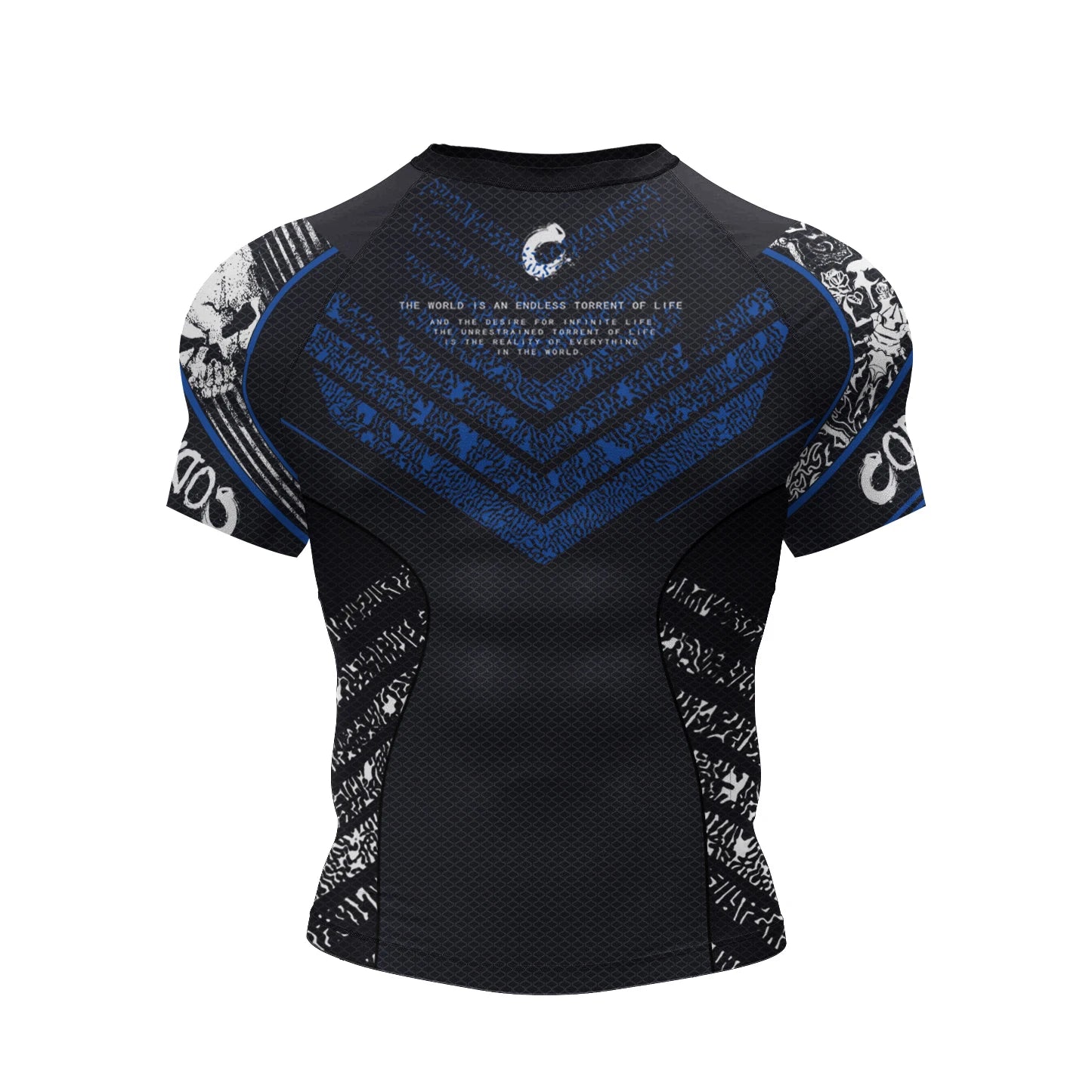 Robot Graphic Compression Short Sleeve T-shirt For Sports Outfits