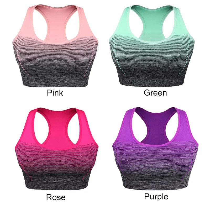 Women's Gradient Racerback Sports Bra