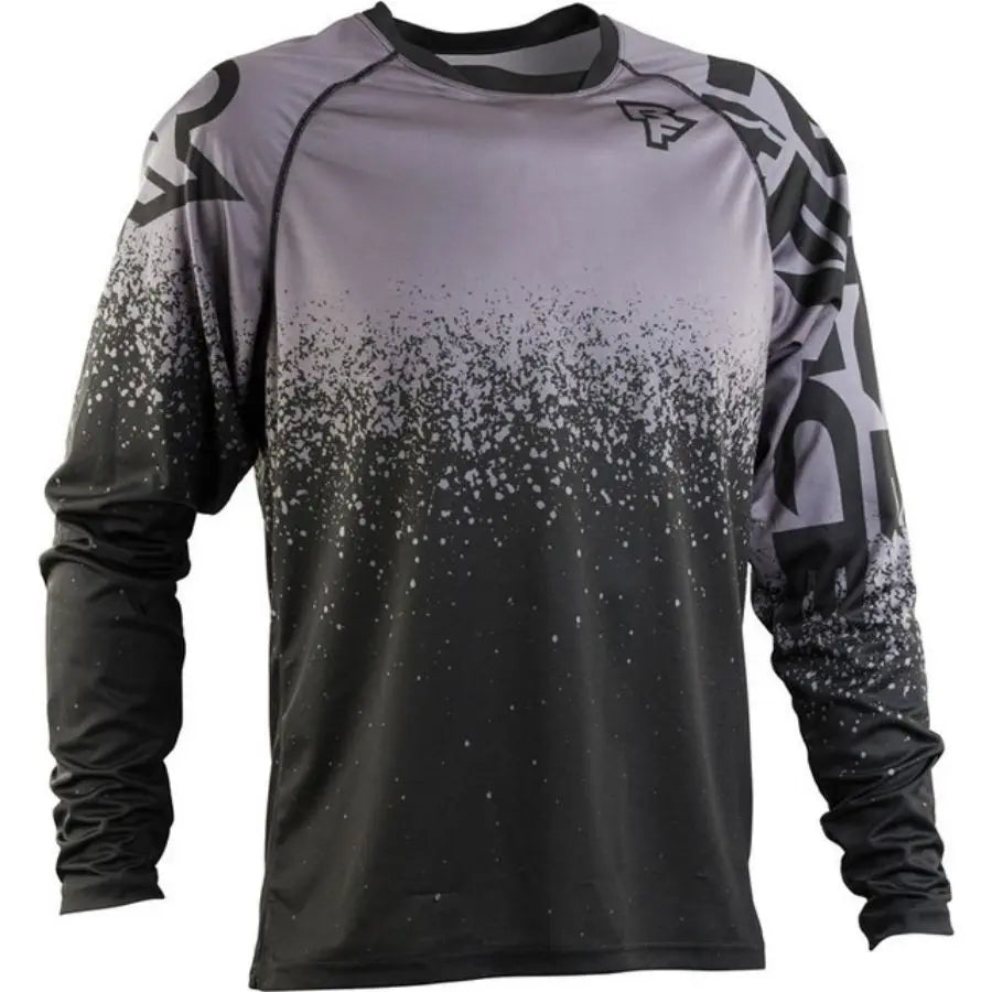 Men's Long Sleeve Pullover Cycling Jersey for Road and Mountain Biking