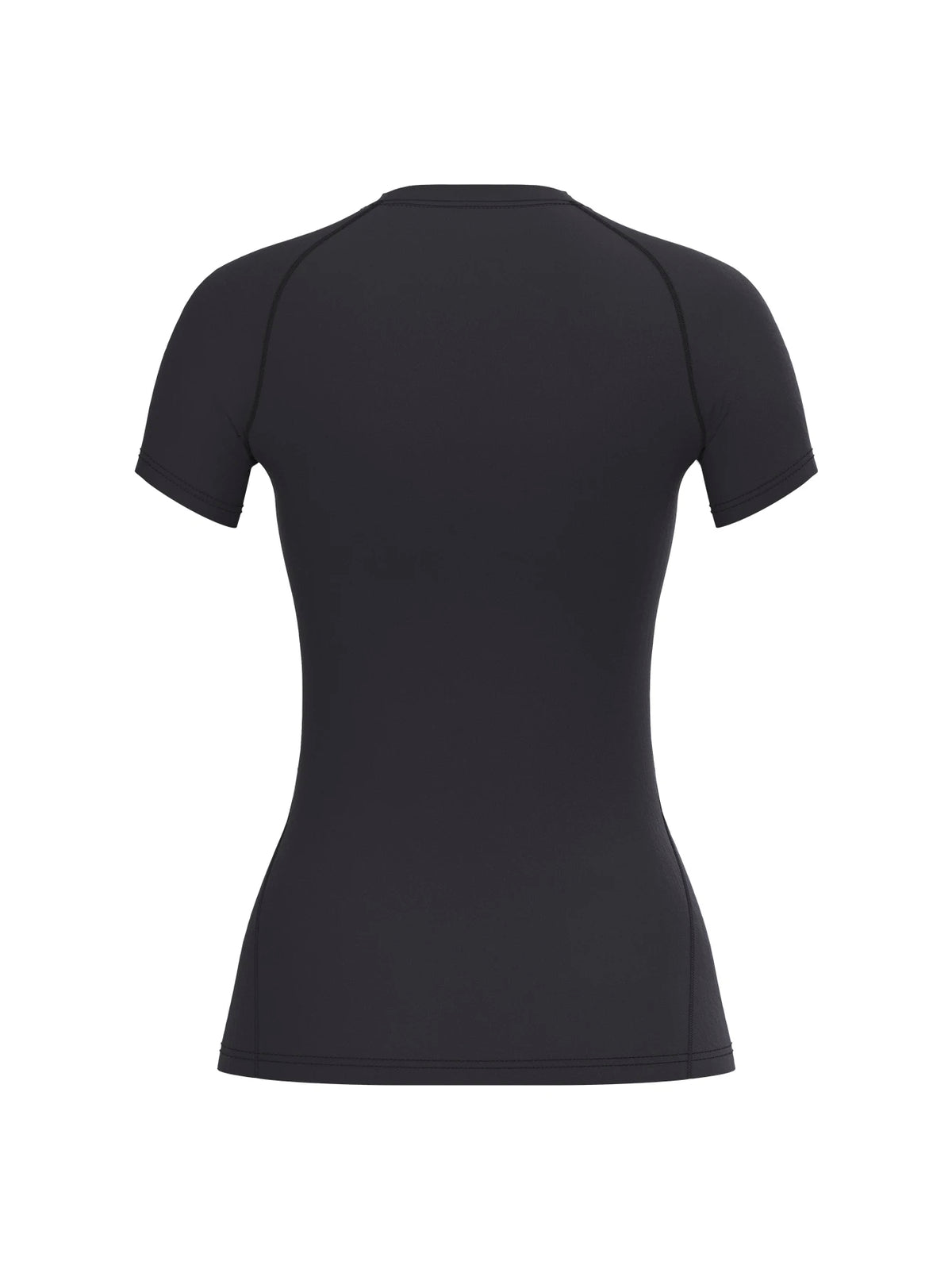 Women's Crew Neck Fitted Short Sleeve T-shirt For Workout Outfits