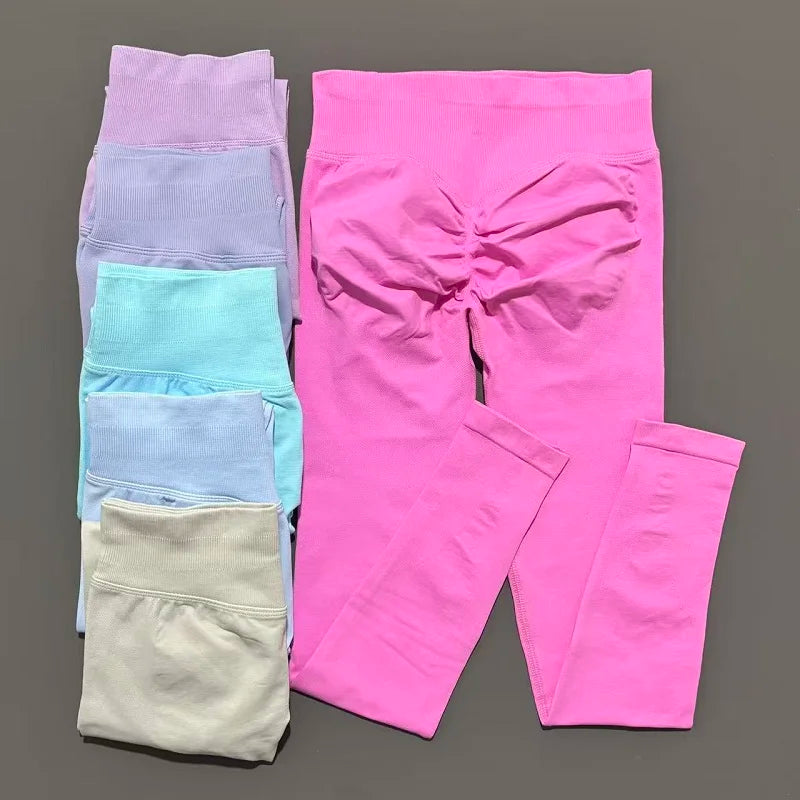 Women's Scrunch Full Length Leggings For Workout Outfits