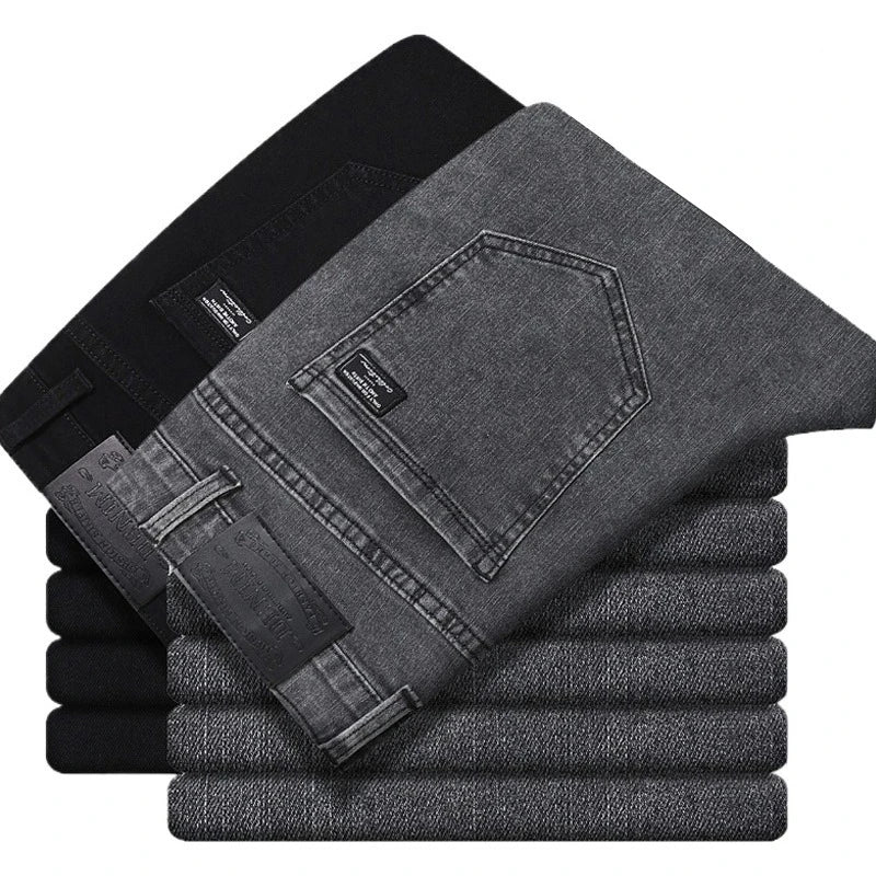 Men's Straight Leg Denim Jeans for Casual Everyday Wear