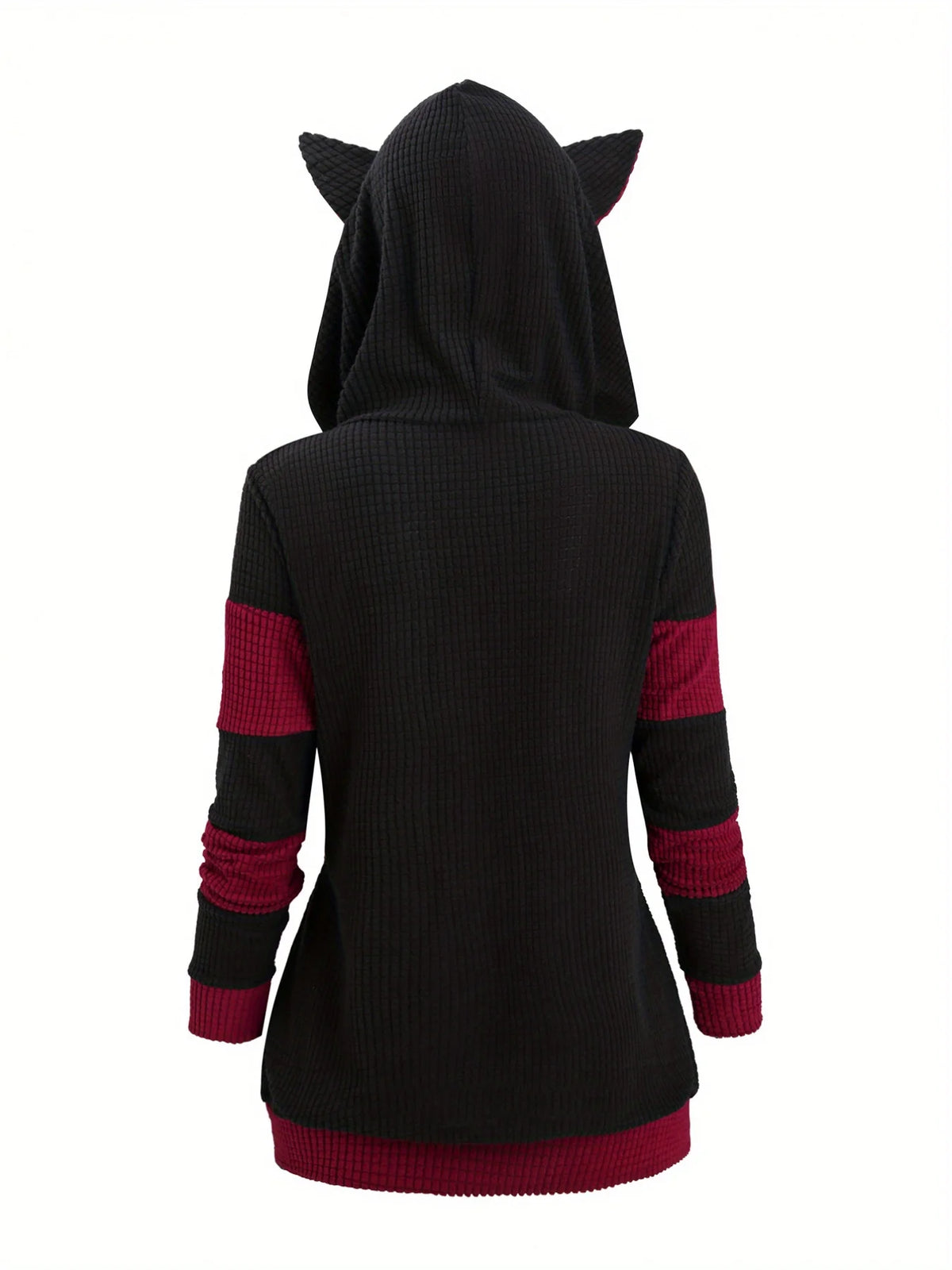 Cat Ear Long Sleeve Pullover Casual Hoodie for Layering