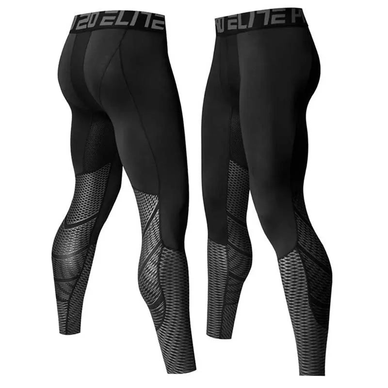Men's Fitted Training Leggings for Gym and Running
