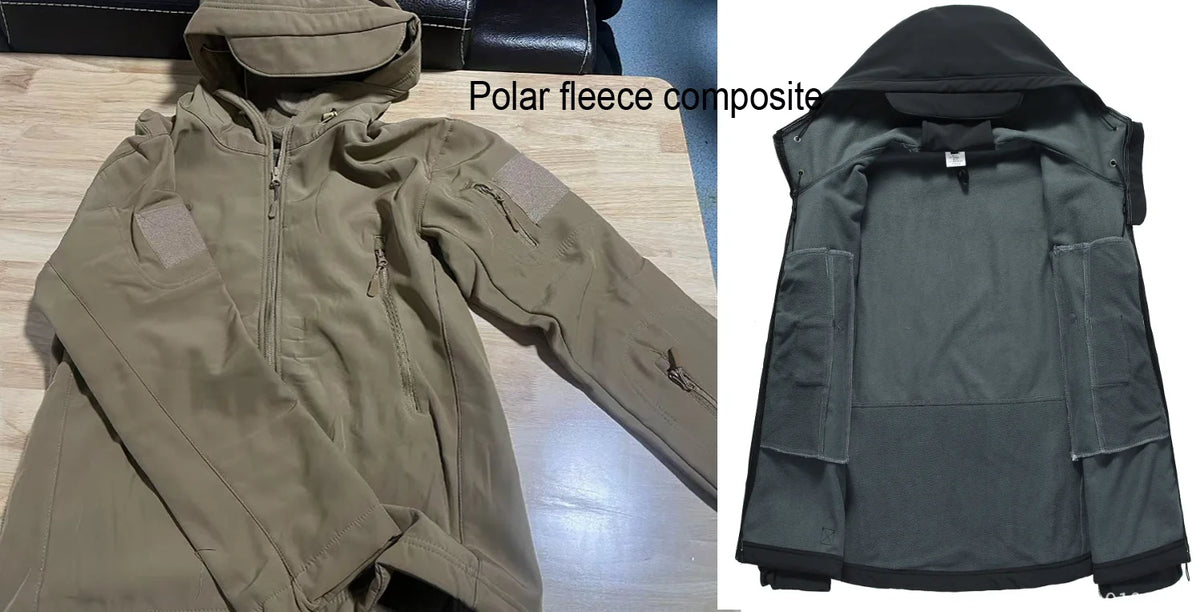 Men's Hooded Zip Front Jacket with Separate Trouser Options