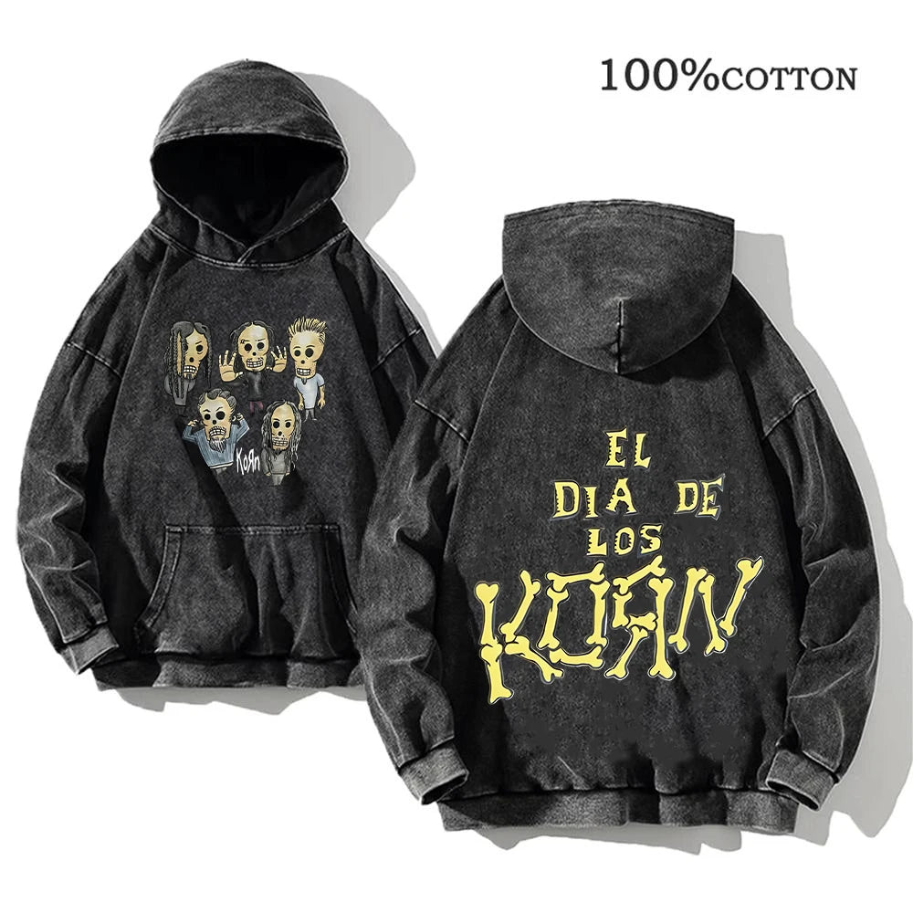 Graphic Long Sleeve Casual Hooded Sweatshirt with Original Style Options