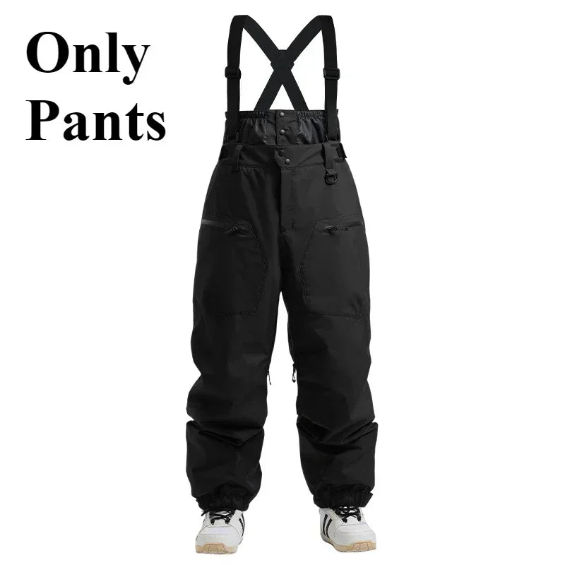 Full Length Suspender Ski and Snowboard Winter Bib Pants