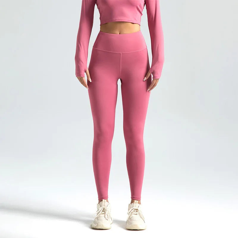 Women's High-Waist Stretch Ankle-Length Workout Leggings