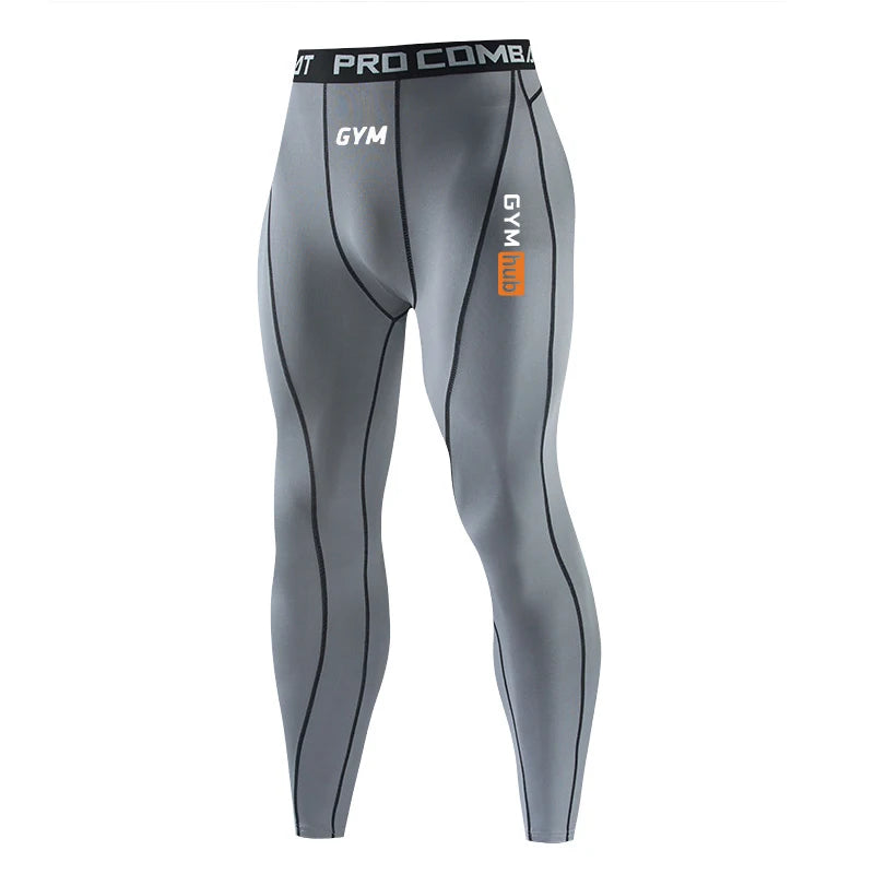 Men's Fitted Training Leggings for Gym and Running