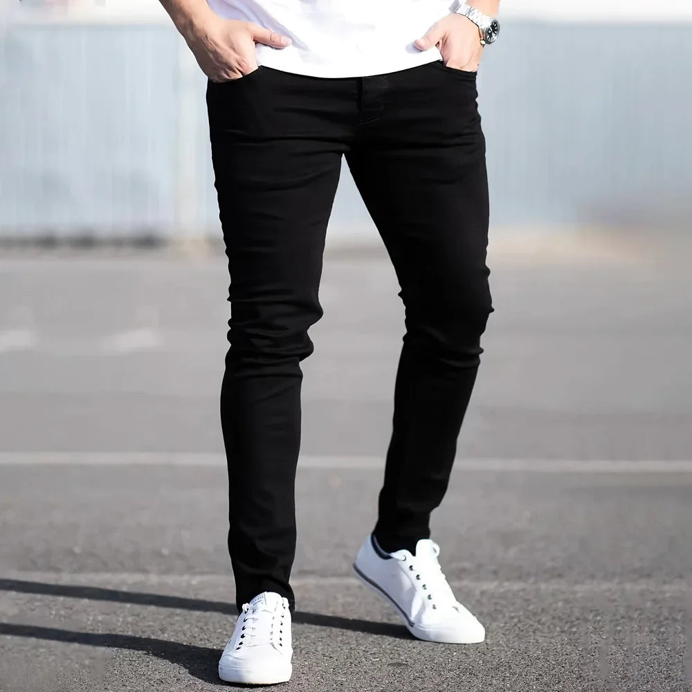 Men's Slim Fit Denim Jeans for Casual Everyday Wear