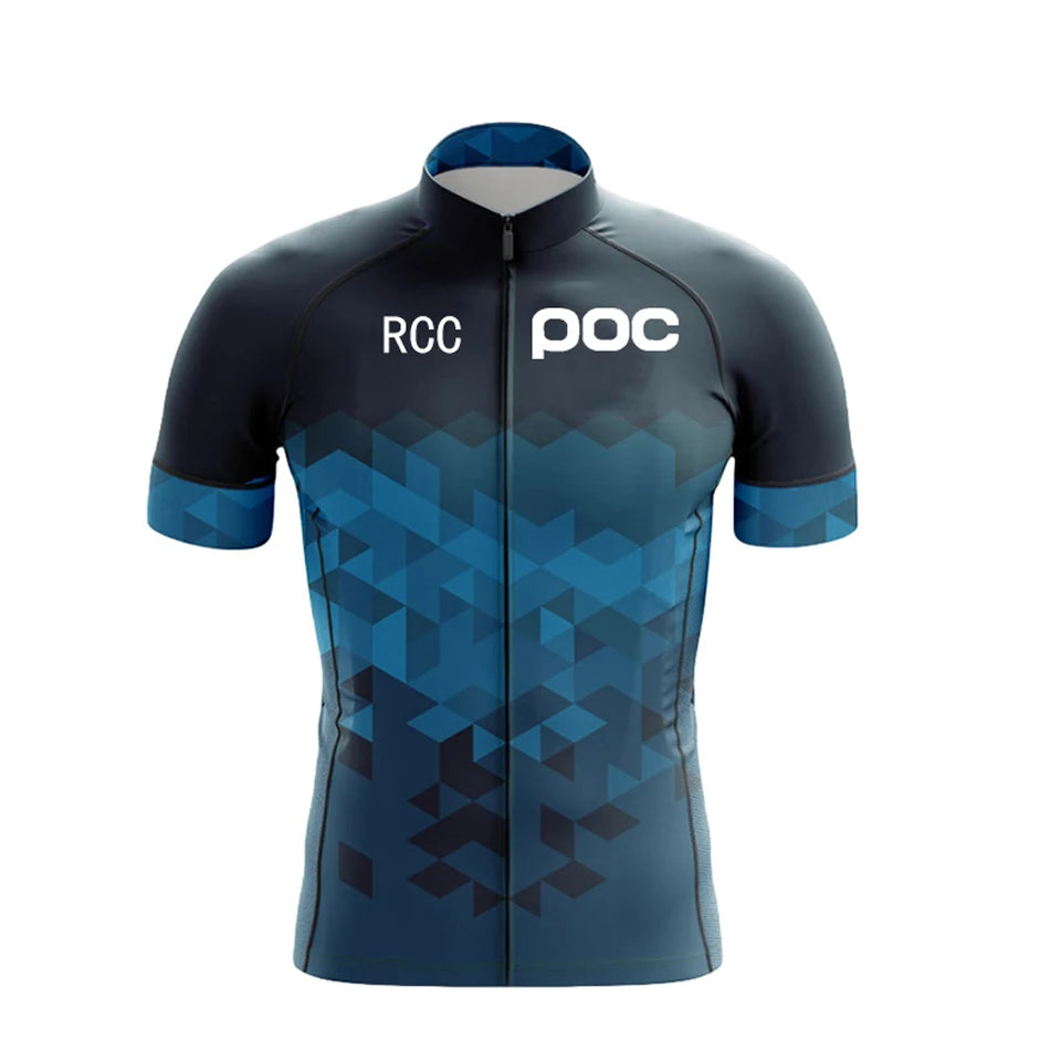 Men's Short Sleeve Cycling Jersey Set for Summer Road Bike Riding