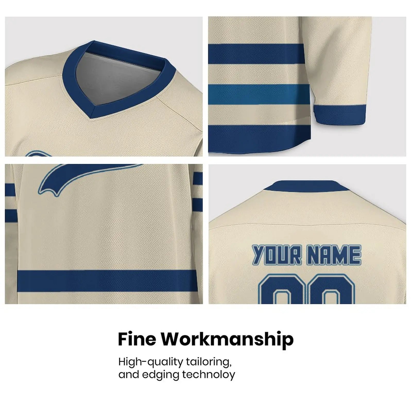 Striped Number Design Long Sleeve Jersey For Sports Outfits