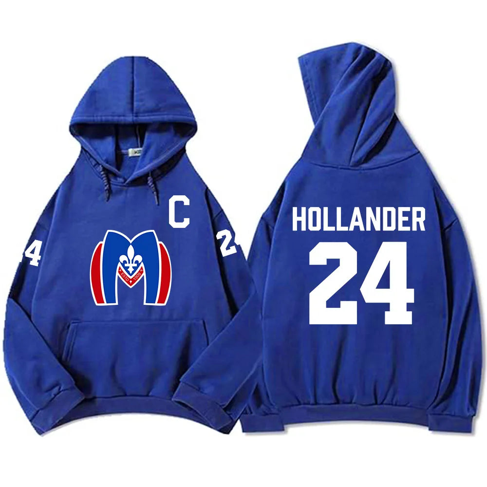 Sports Graphic Long Sleeve Pullover Casual Hoodie for Layering