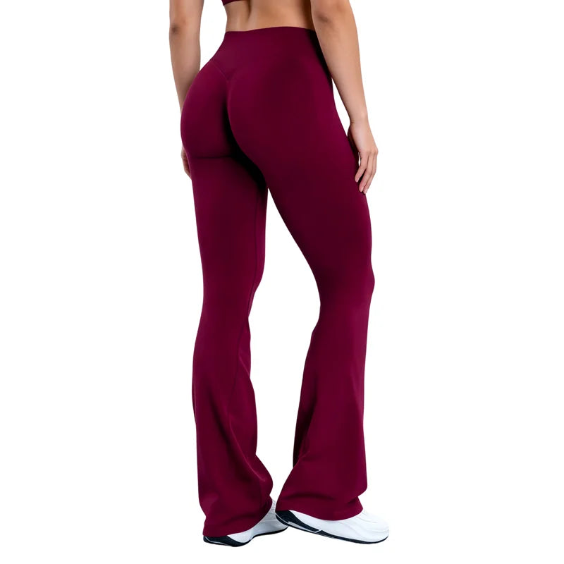 Women's Flared Leggings For Workout Outfits And Layering
