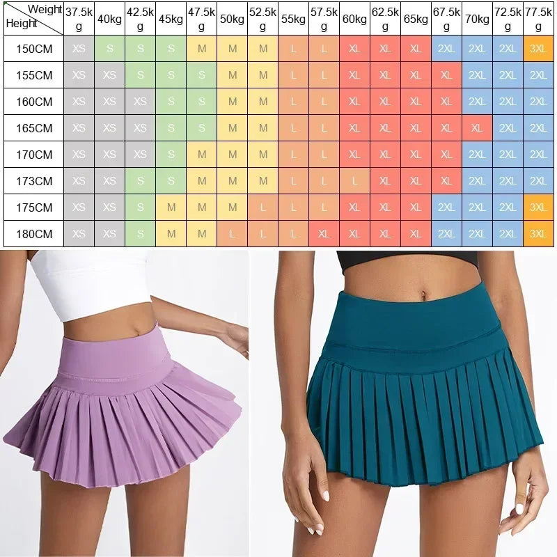 Women's Pleated Tennis Skort