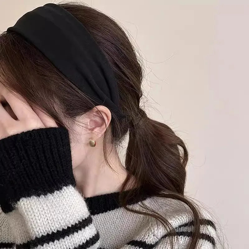 Wide Fabric Covered Padded Headband for Everyday Hair Styling