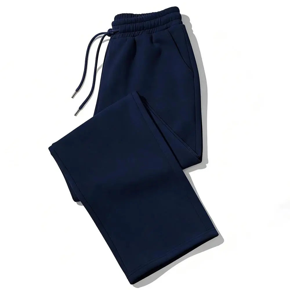 Men's Elastic Waist Loose Fit Casual Pants For Everyday Wear