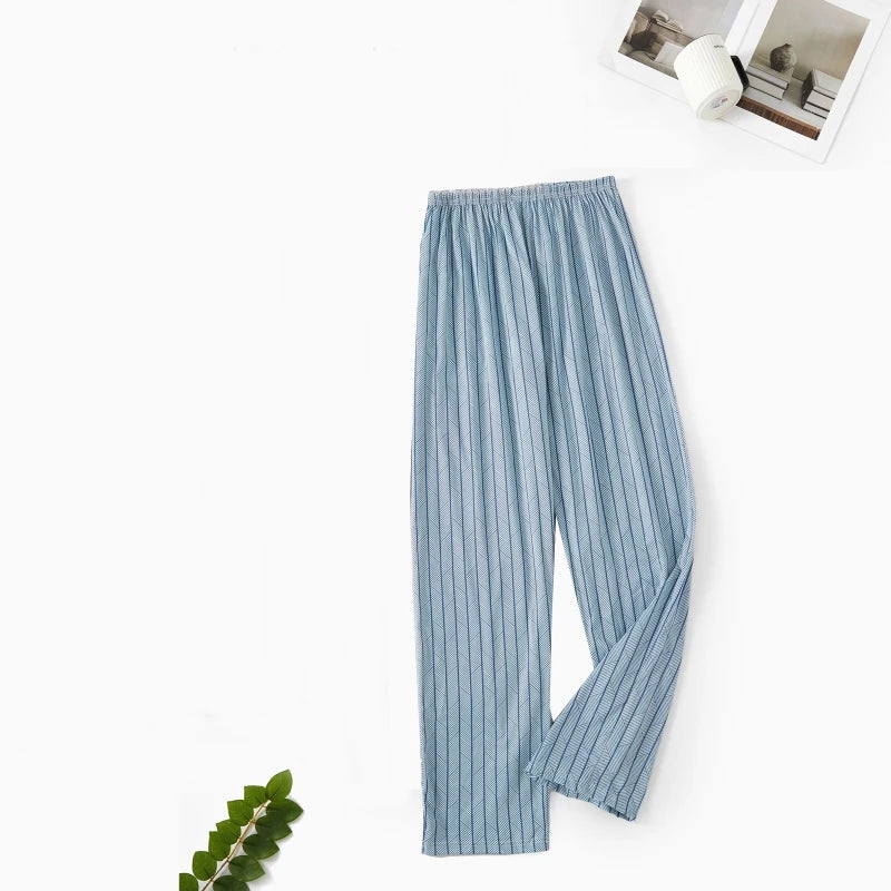 Men's Printed Long Pajama Pants with Pack Options
