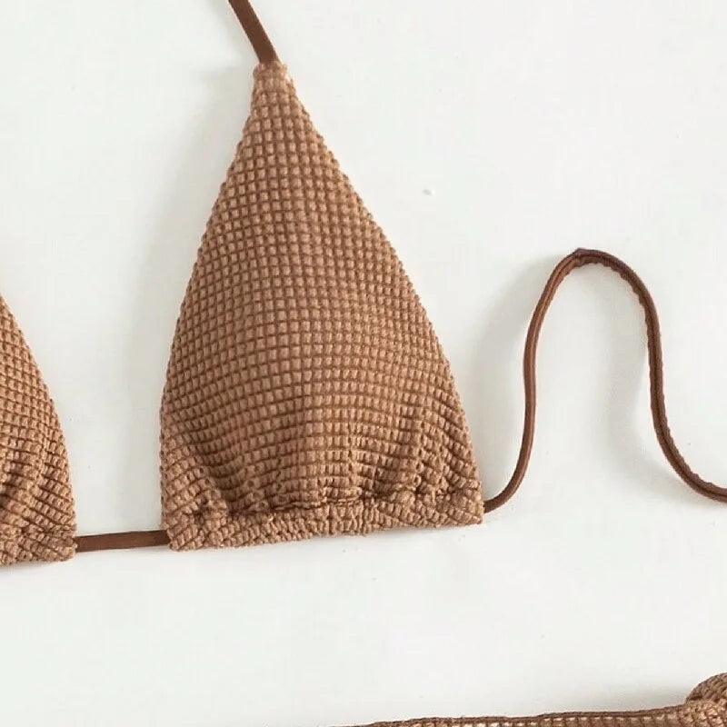 Halter Bikini with Matching Skirt